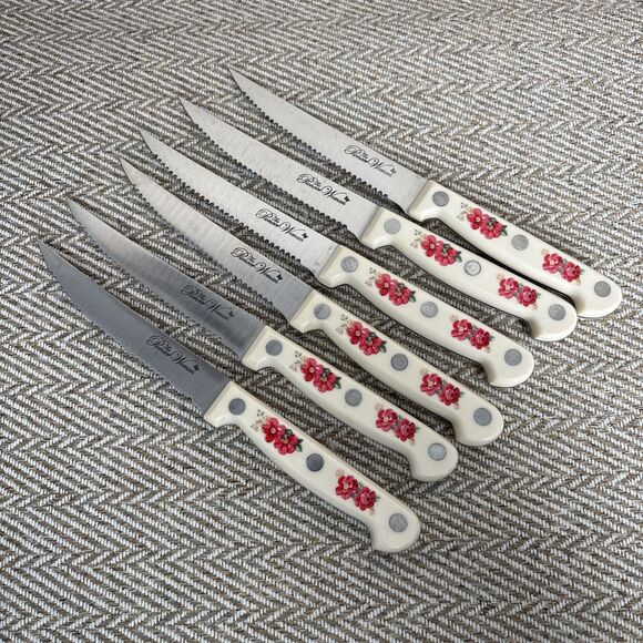 Pioneer Woman Vintage Floral 14pc Knife Block Set - Picture 12 of 12